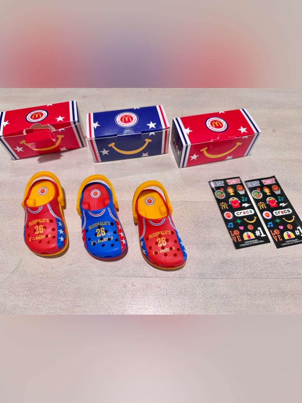 McDonald’s Crocs Happy Meal Toys-All American